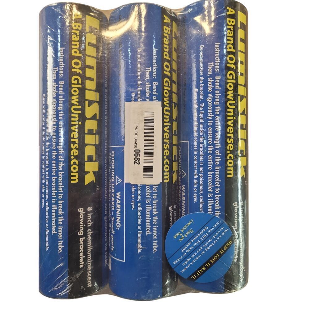 Lumistick Glow Bracelets‎ 300 Bulk Ct. Various Colors Parties